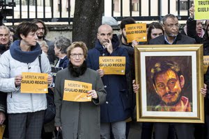 Italy-Egypt talks on Regeni murder case to begin in Rome
