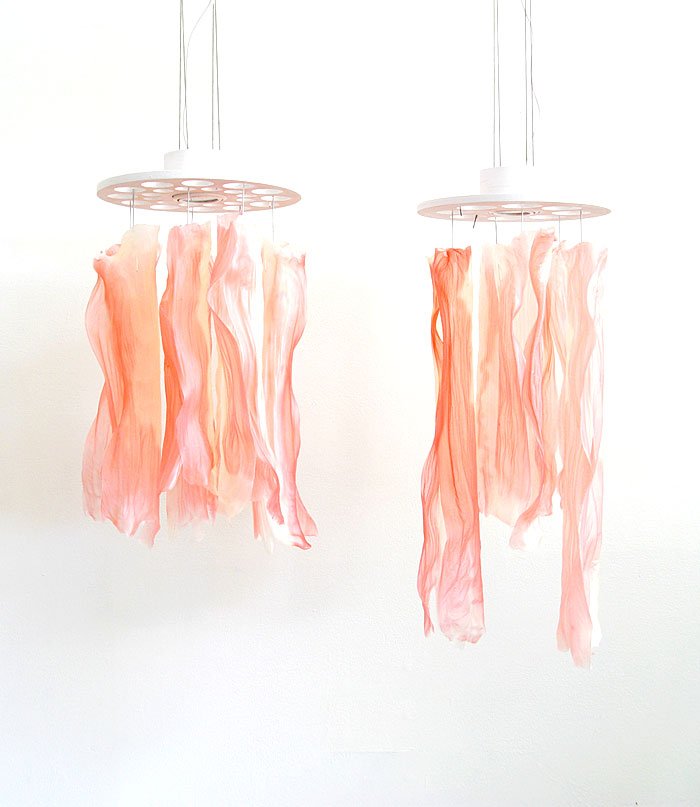 Undulae lighting fixtures by means of Taeg Nishimoto