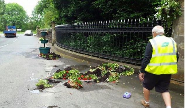 Castlecaulfield Bloom challenge disrupted by village vandals