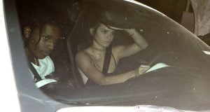 PICTURE EXCLUSIVE: Kendall Jenner takes rapper boyfriend A$AP Rocky for a spin around Hollywood in a stunning white Ferrari