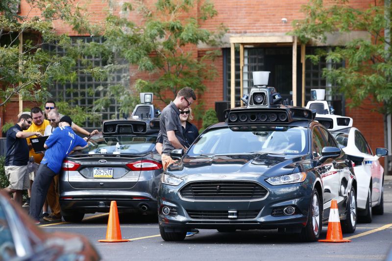 Self-driving cars go public; Uber offers rides in Pittsburgh