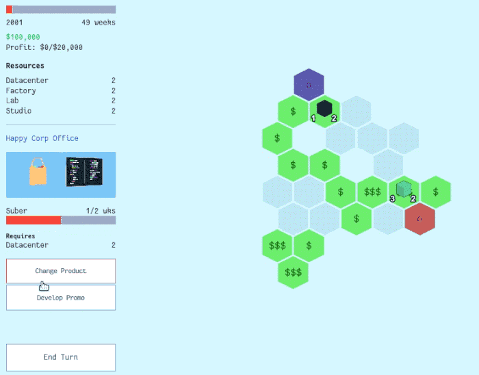 Kickstarting “The Founder”: a dystopian business simulator