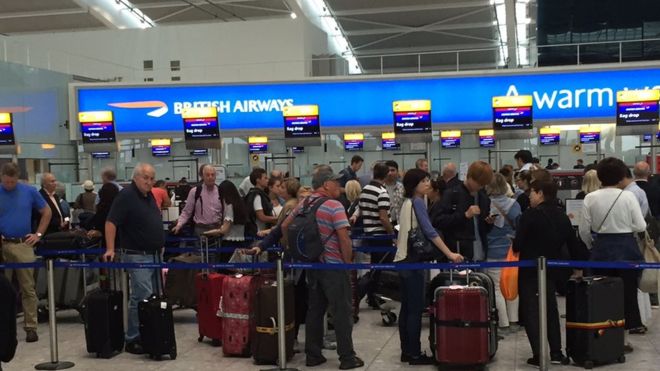 British Airways apologises to delayed passengers