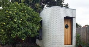 Aligning the Art Deco chakra: Backyard Yoga Studio