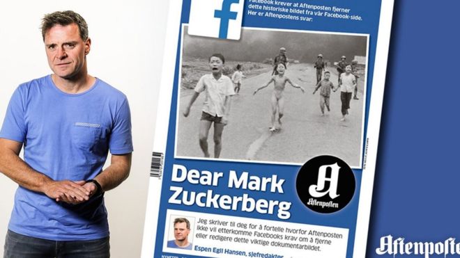 Facebook ‘still fails Napalm girl test’, says Aftenposten