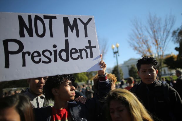 Anti-Trump protesters stage 2nd day of election demonstrations