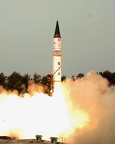 Nuclear capable ICBM Agni-5 successfully test-fired