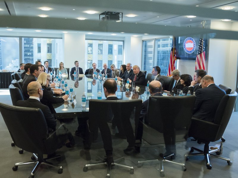 Donald Trump Strikes Conciliatory Tone in Meeting With Tech Executives