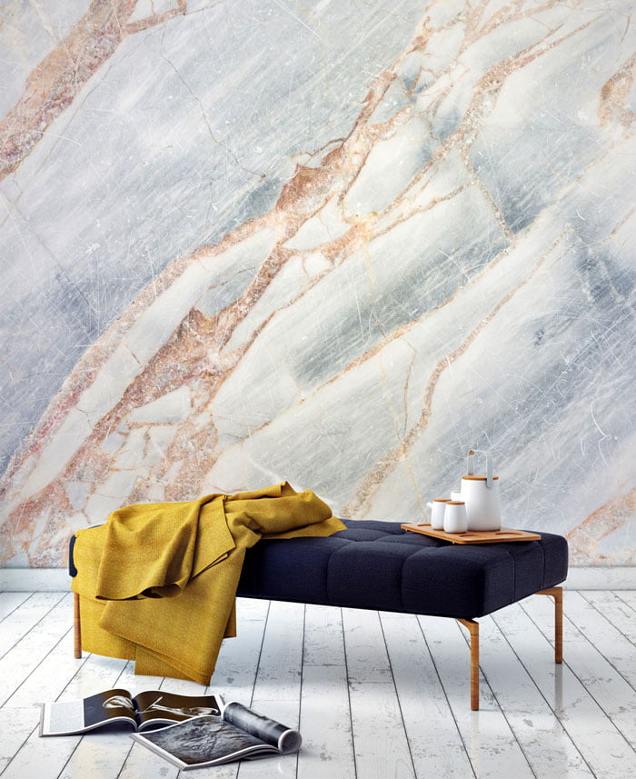 Elegant Expensive-Looking Wall Design by Murals Wallpaper