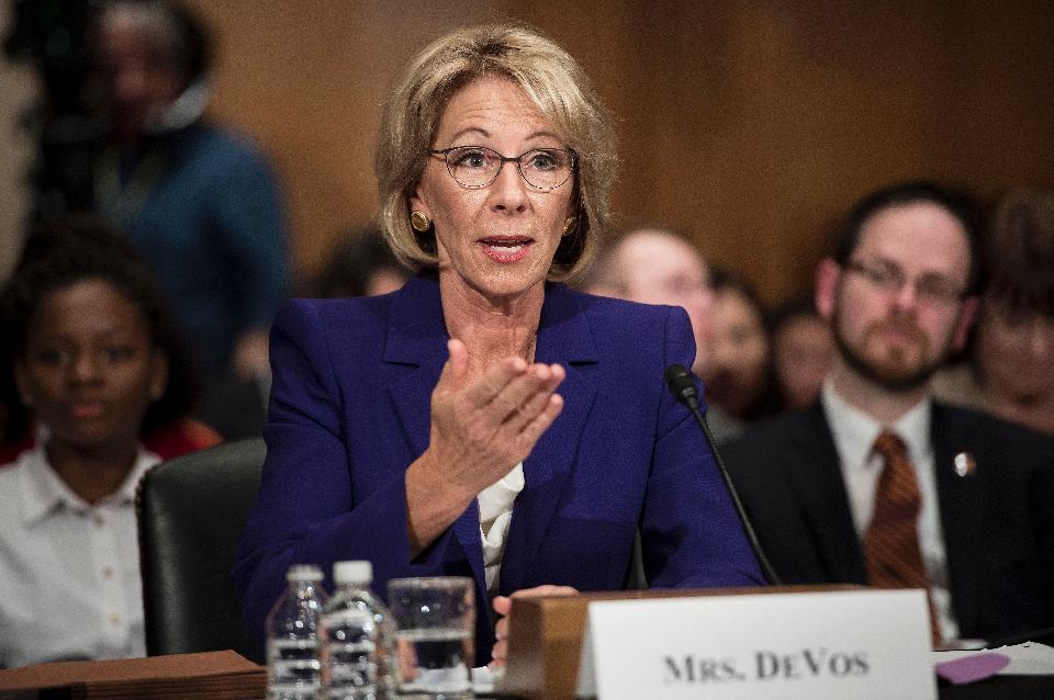 Senate Democrats Can’t Rattle Betsy DeVos On Education Issues