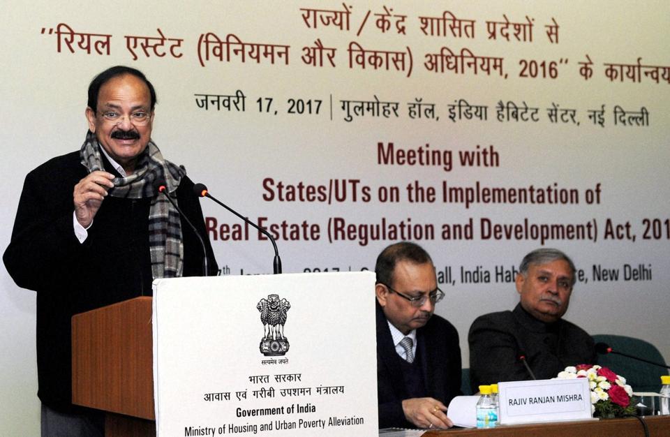 Nobody has right to dilute RERA passed by Parliament: Naidu