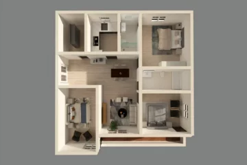 Upstairs Renovation: Designing 3 Bedrooms, 3 Bathrooms, and a Functional Hall Closet